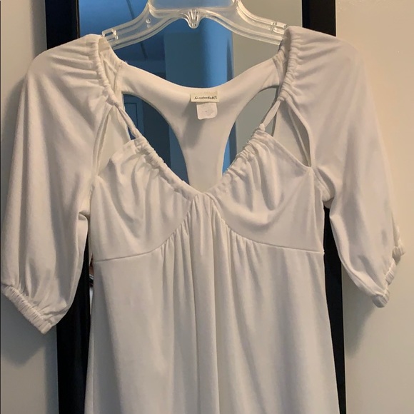 Fredericks of Hollywood white shirt size small - Picture 2 of 4